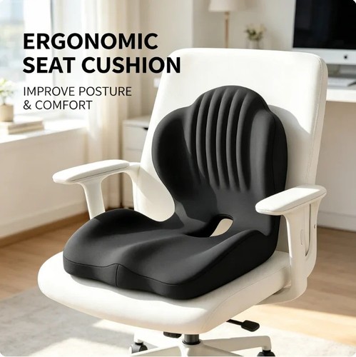 Ergonomic memory foam coccyx - ergonomic,
