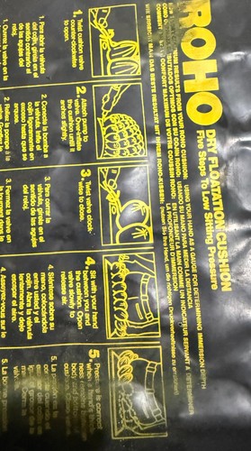 Black used roho cushion for - cushion,