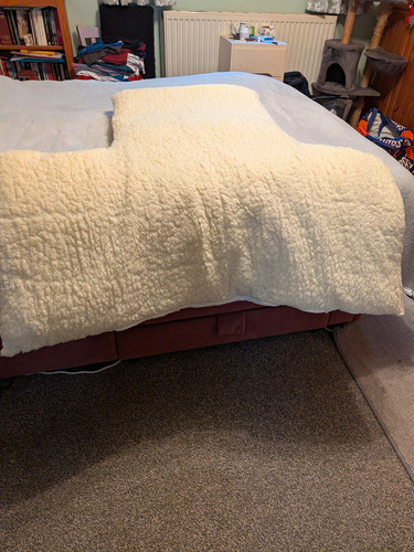 Cream sherpa fleece - fleece, wheelchair
